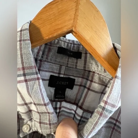 J. Crew men’s plaid button down - Picture 4 of 4